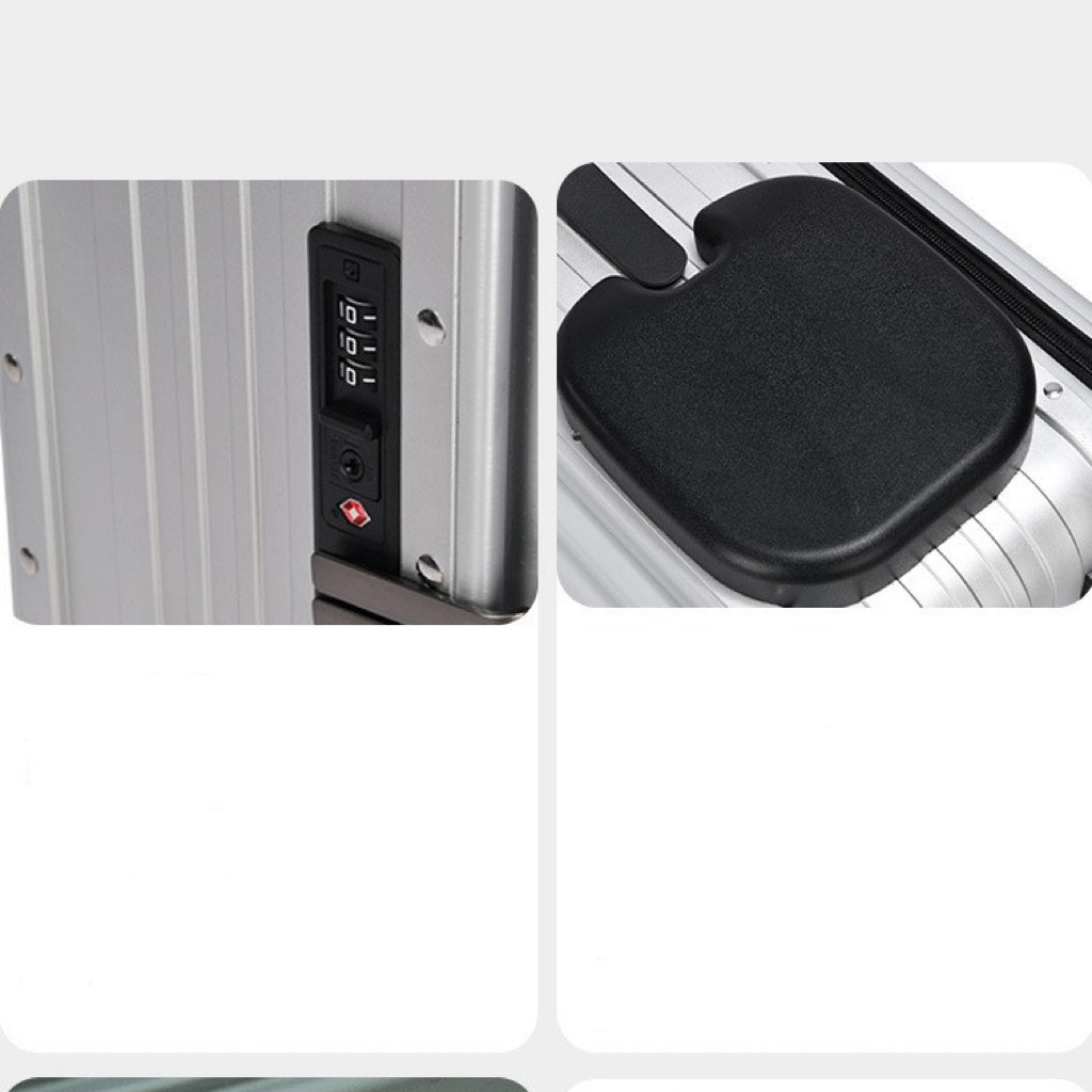 Smart Luggage – Fast-Charging, Durable & Lightweight 20” Business Suitcase
