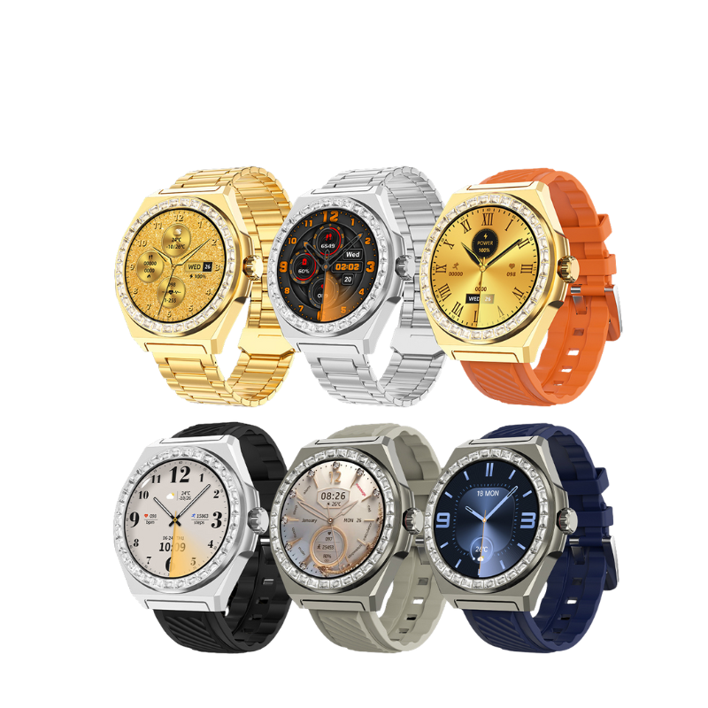 LG72 Pro Max Smartwatch - 500+ Custom Dials & AMOLED Display