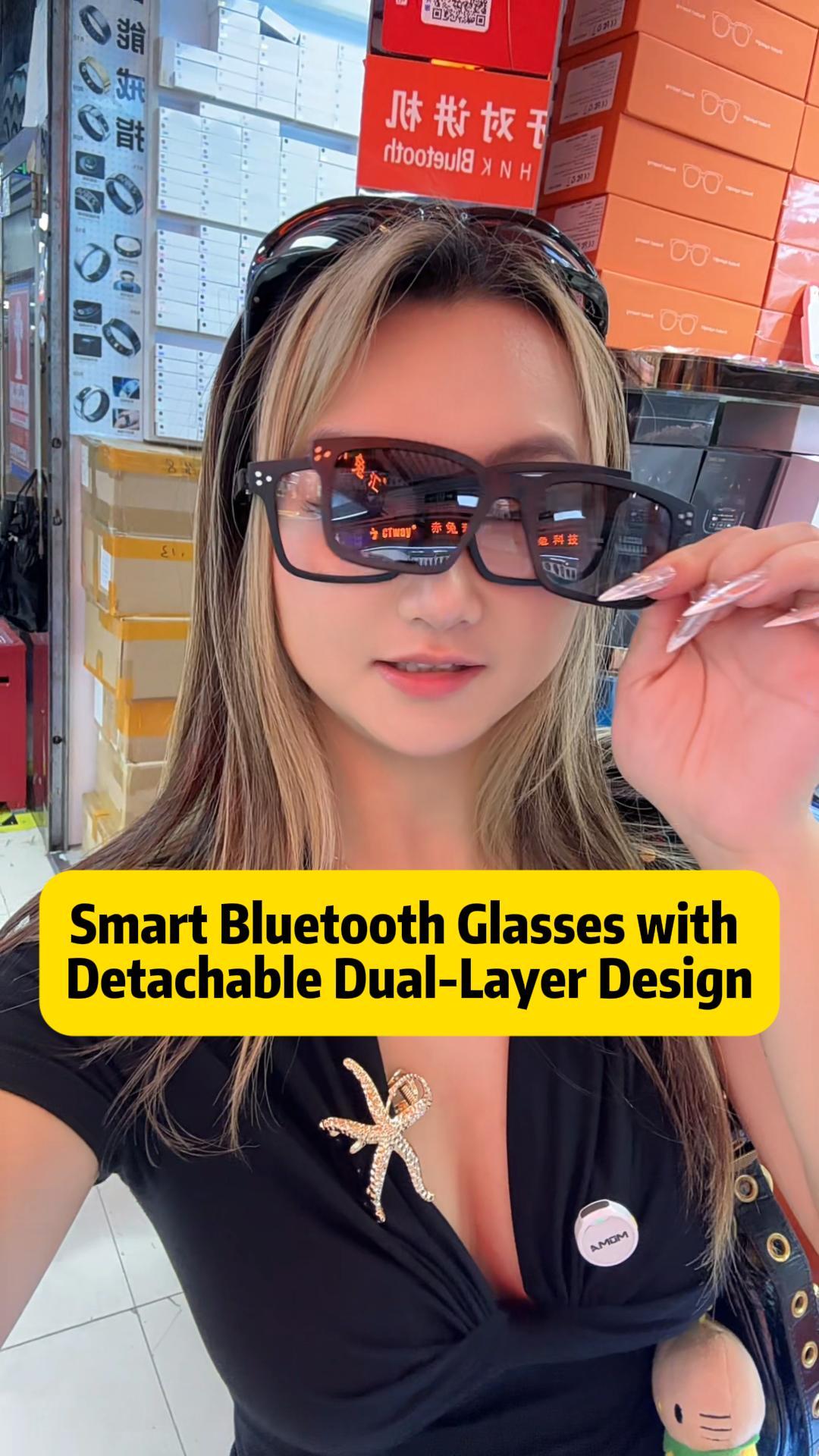 Smart Magnetic Glasses - Bluetooth 5.3 Audio & Interchangeable Lenses