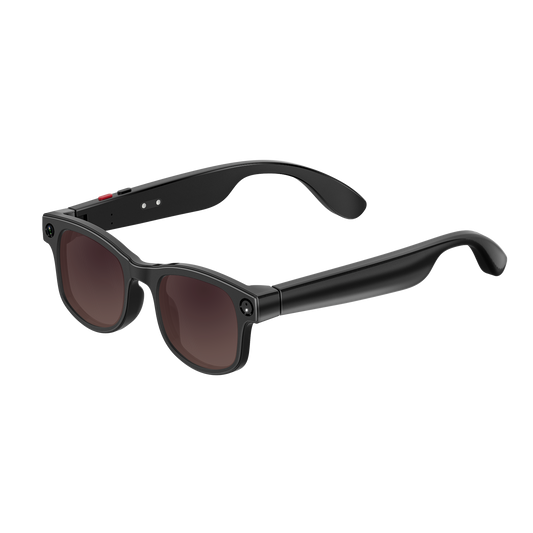 Smart Video Glasses with 1080P Camera & 3-in-1 Interchangeable Lenses