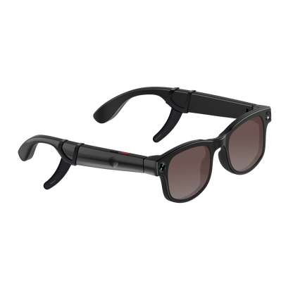Smart Video Glasses with 1080P Camera & 3-in-1 Interchangeable Lenses