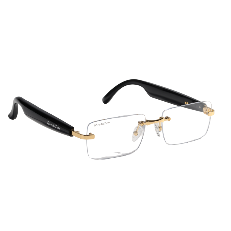 Smart Glasses - Bluetooth 5.4, Titanium Speakers & Anti-Blue Light Lenses