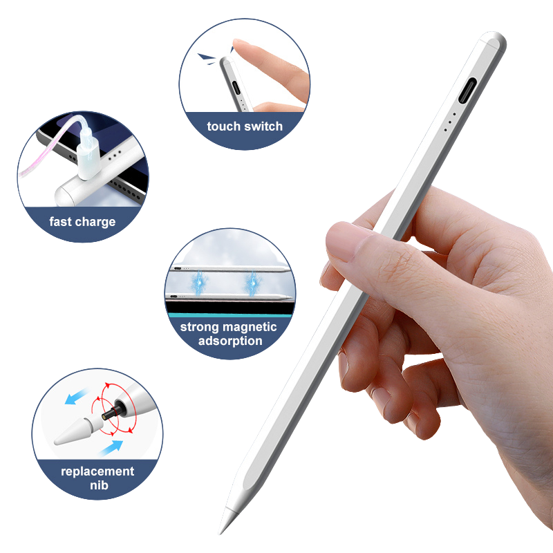 iPad Stylus - Palm Rejection & Magnetic Fast Charging