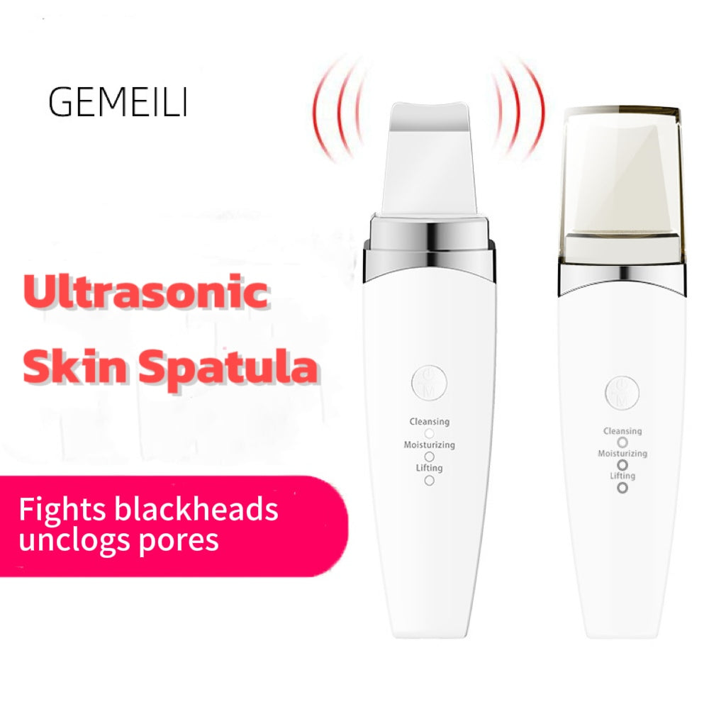 3-in-1 Skin Scrubber – Ultrasonic Blackhead Extractor + Pore Cleanser