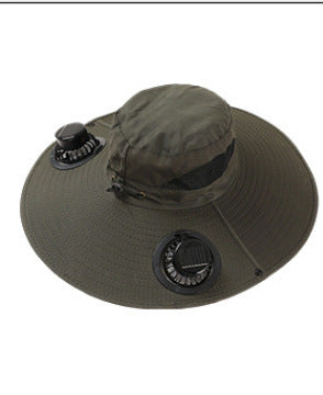 SolarBreeze Hat - Dual Fan Cooling Sun Hat with UV Protection