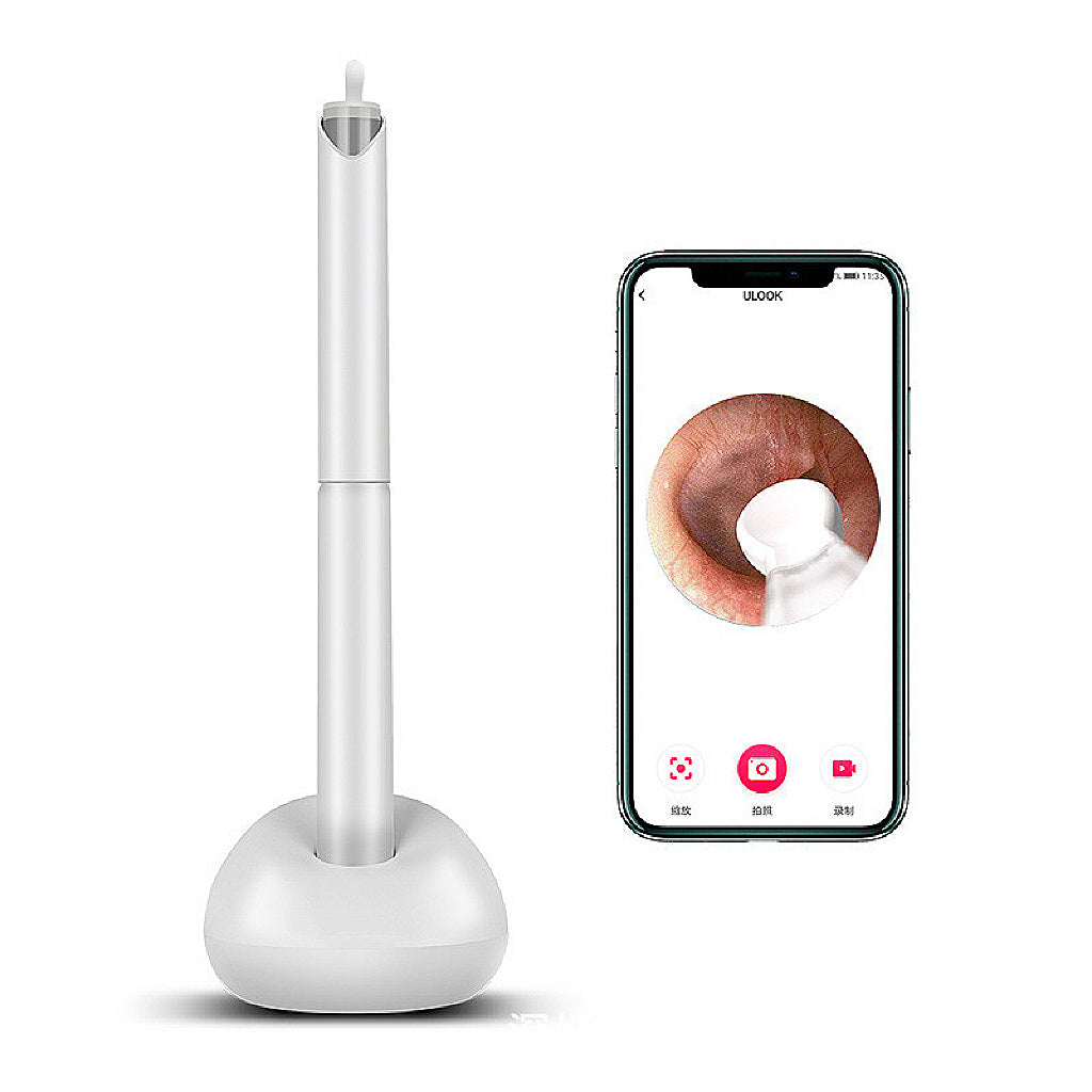 WiFi Smart Ear Spoon with Visual Light & Endoscope - Child-Friendly Ear Inspection Tool