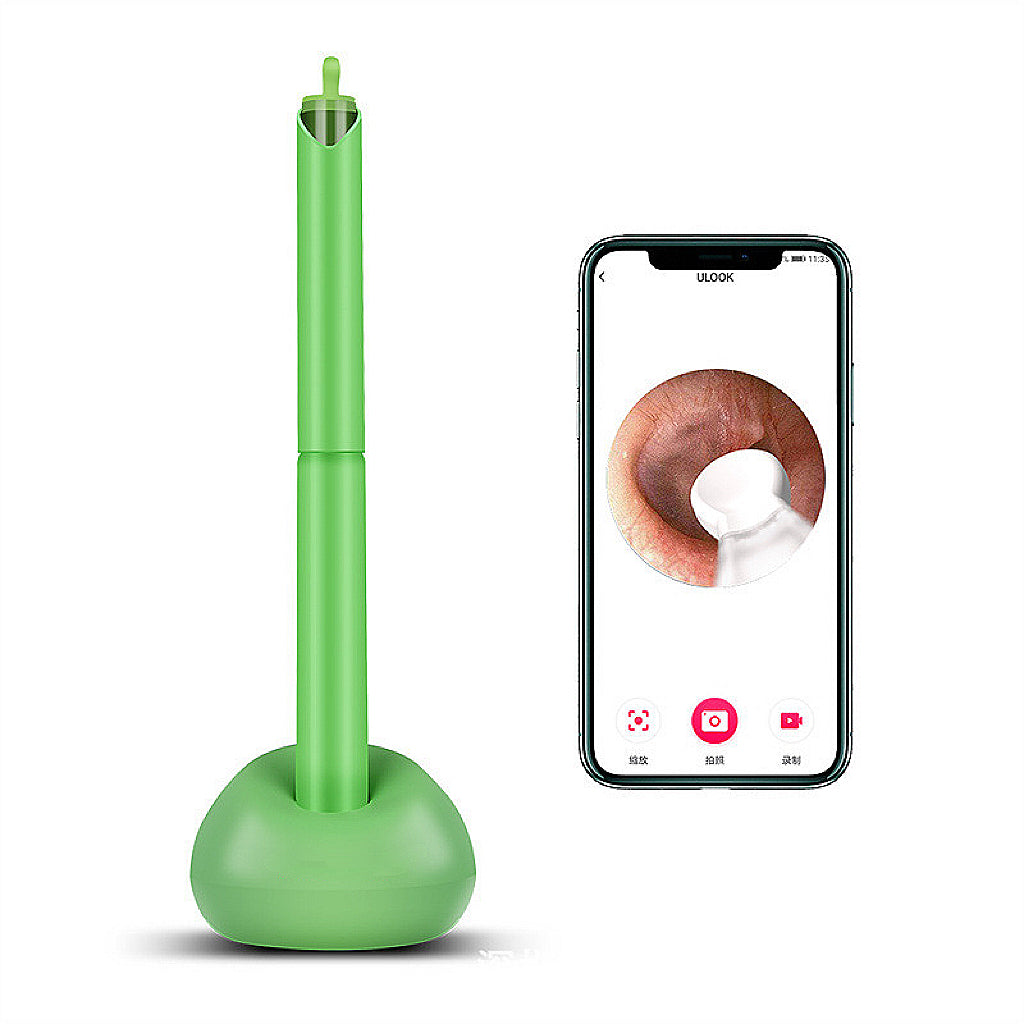 WiFi Smart Ear Spoon with Visual Light & Endoscope - Child-Friendly Ear Inspection Tool