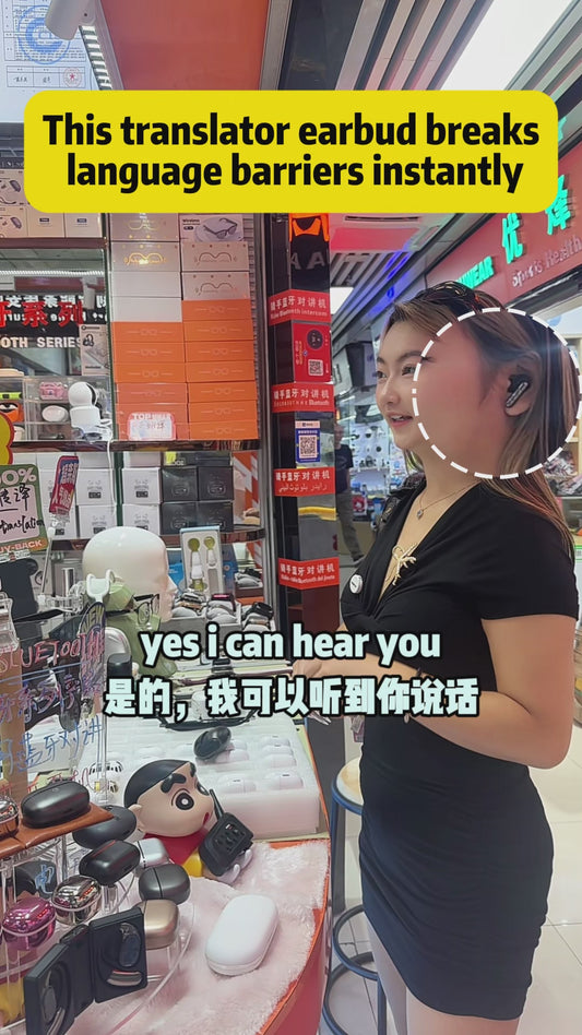 AI Translate Pro - 128-Language Bluetooth Earbuds with Real-Time Translation